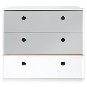 Commode COLORFLEX façades tiroirs pearl grey-pearl grey-white