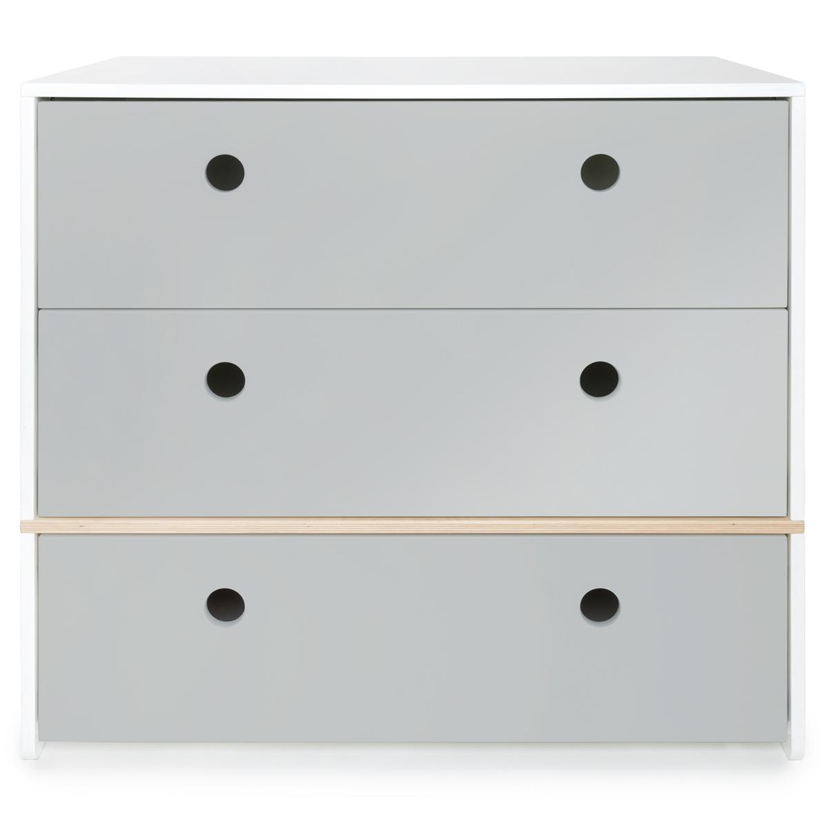 Commode COLORFLEX façades tiroirs pearl grey 
