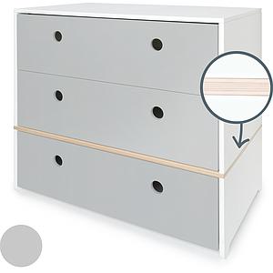 Commode COLORFLEX façades tiroirs pearl grey 