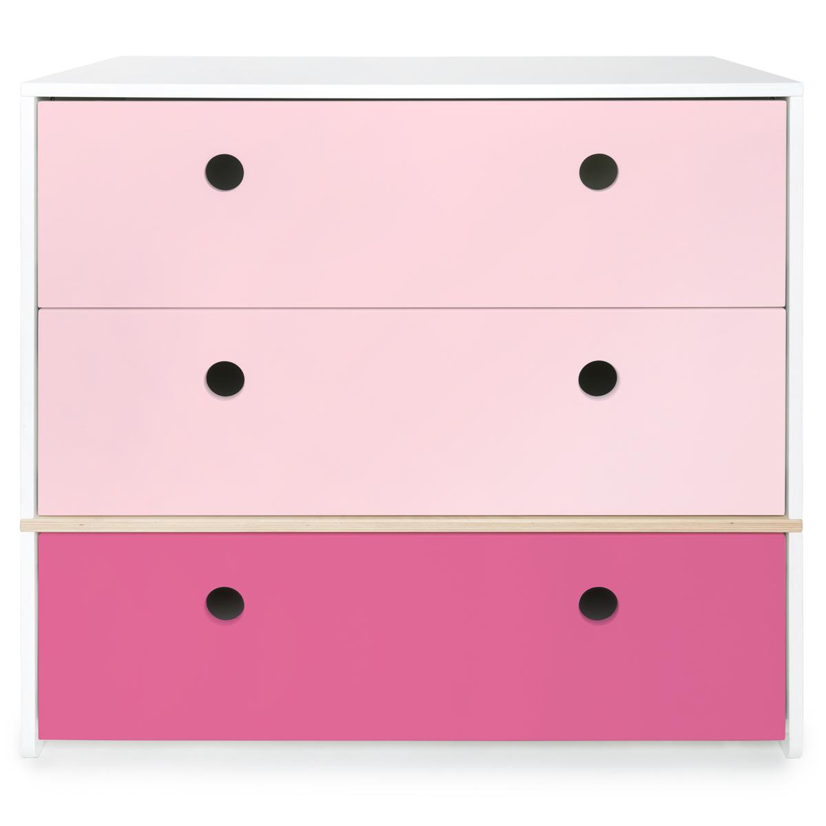 Commode COLORFLEX façades tiroirs sweet pink-pink 