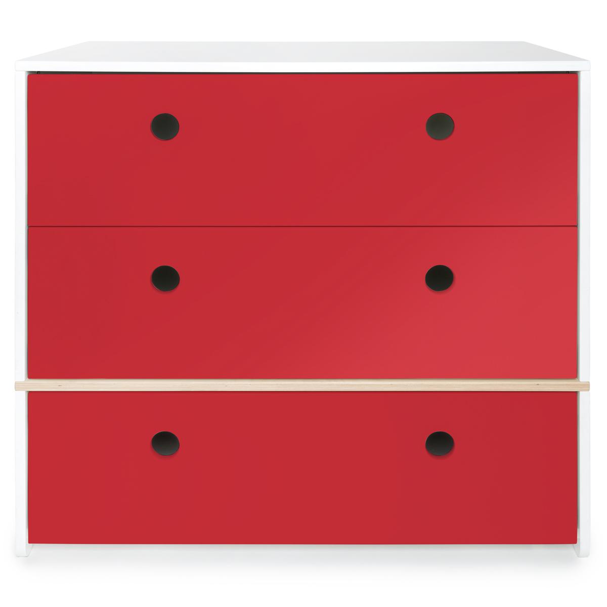 Commode COLORFLEX façades tiroirs true red 