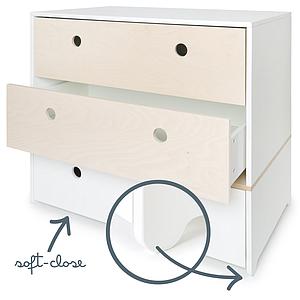 Commode COLORFLEX façades tiroirs white wash-white wash-white