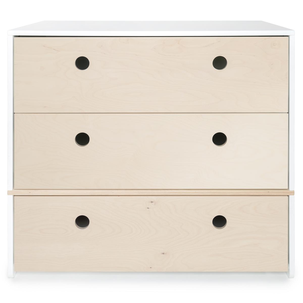 Commode COLORFLEX façades tiroirs white wash 