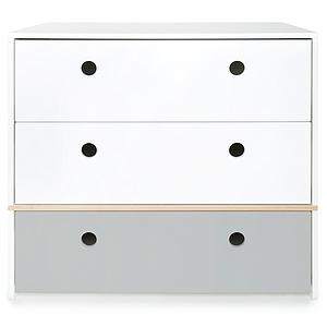 Commode COLORFLEX façades tiroirs white-white-pearl grey