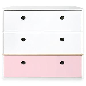 Commode COLORFLEX façades tiroirs white-white-sweet pink