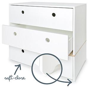Commode COLORFLEX façades tiroirs white 