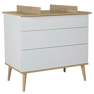 Commode FLOW Quax Chêne naturel-blanc