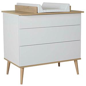 Commode FLOW Quax Chêne naturel-blanc