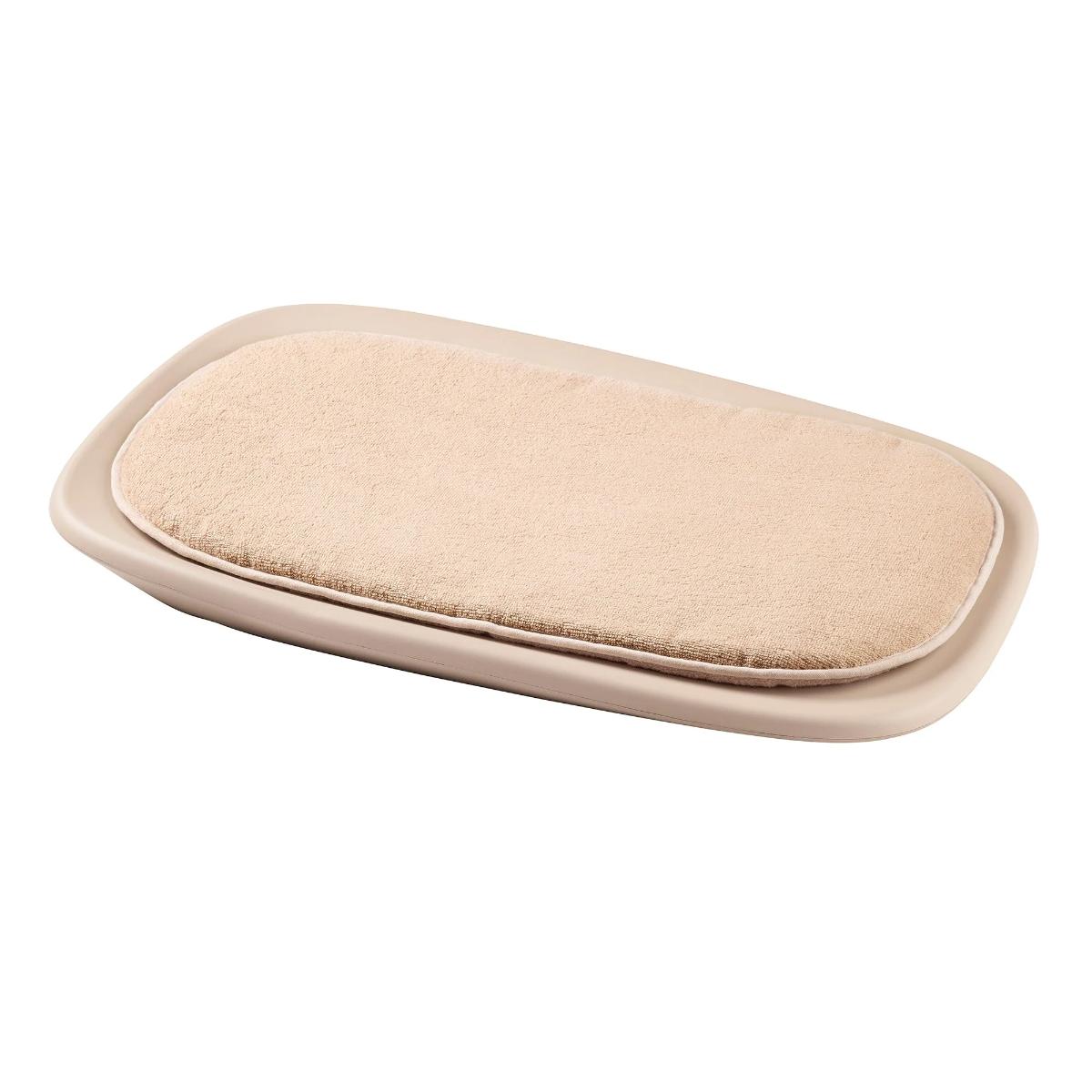 Coussin pour matelas à langer Nattou beige éponge