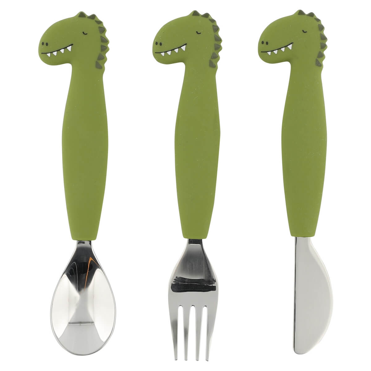 Couvert silicone 3pcs MR. DINO Trixie