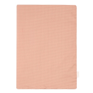 Couverture 70x100cm STORIES Édition limitée Nobodinoz blush lemon grid