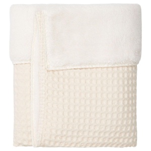 Couverture berceau 100x75cm teddy OSLO Koeka natural-pebble