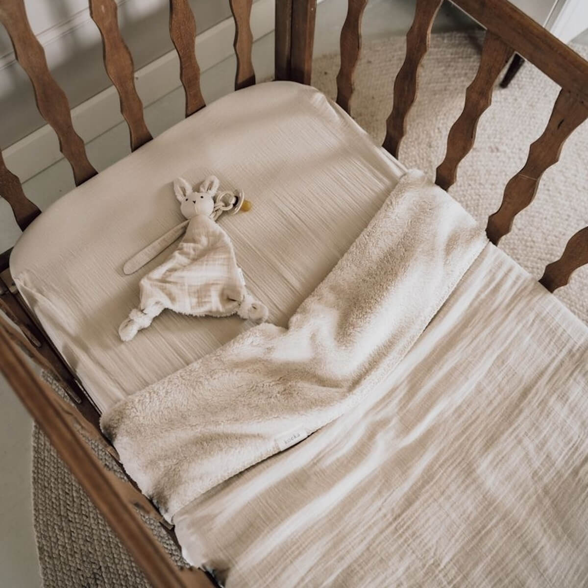 Couverture berceau TEDDY FARO warm white