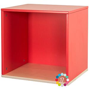 Cube mural COLORFLEX true red
