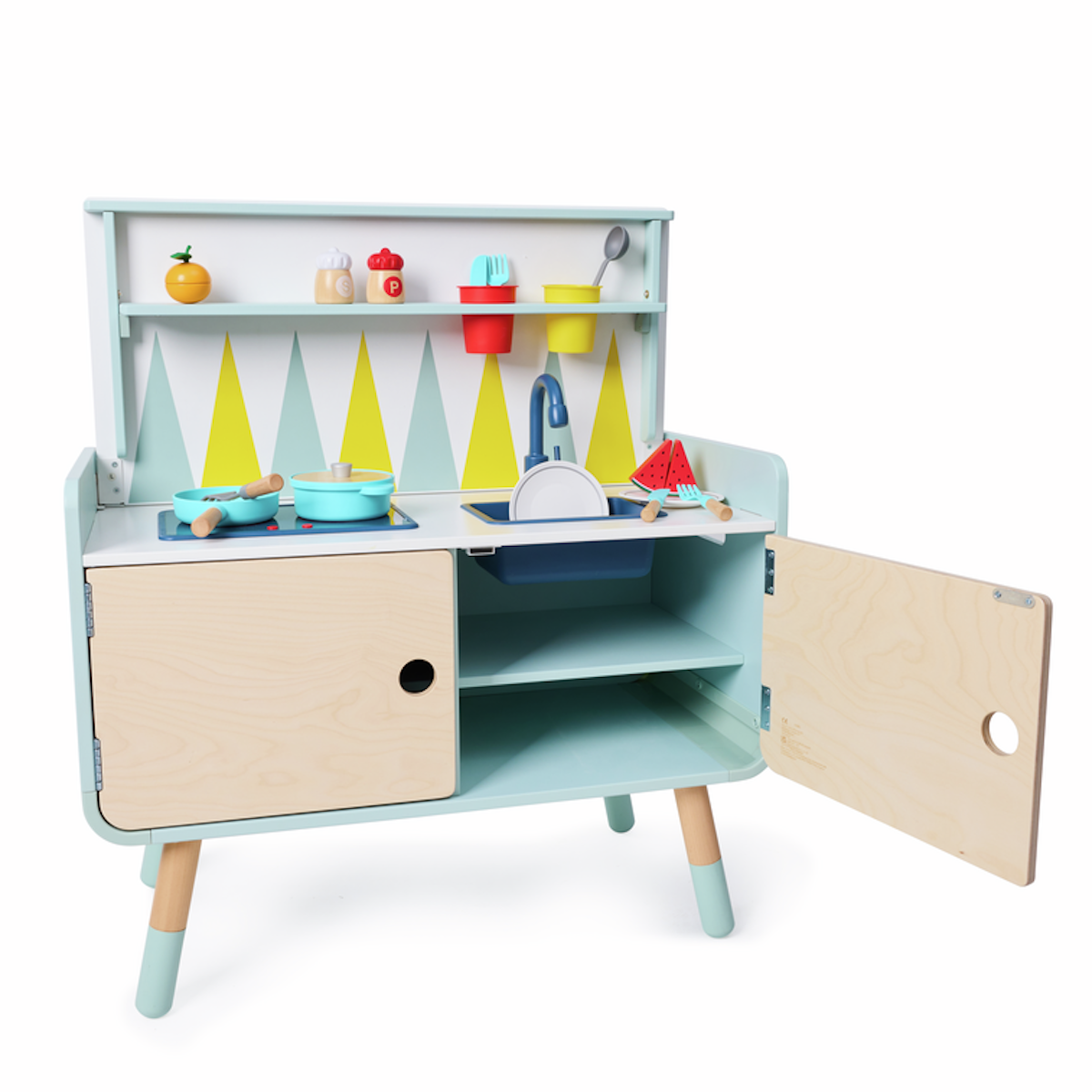 Cuisine de jeu-commode 2 en 1 Hape