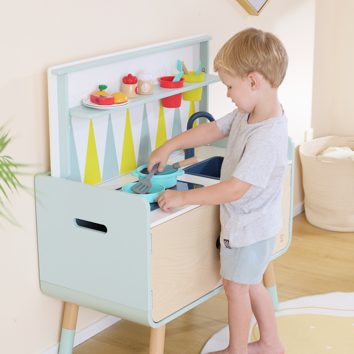 Cuisine de jeu-commode 2 en 1 Hape