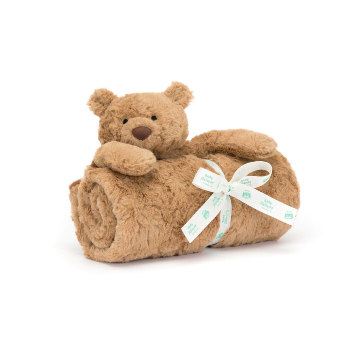 Doudou-couverture Bartholomew Bear Blankie Jellycat