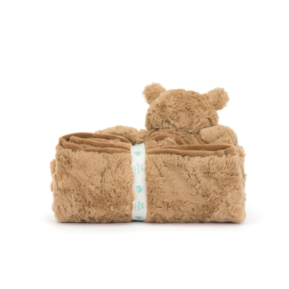 Doudou-couverture Bartholomew Bear Blankie Jellycat
