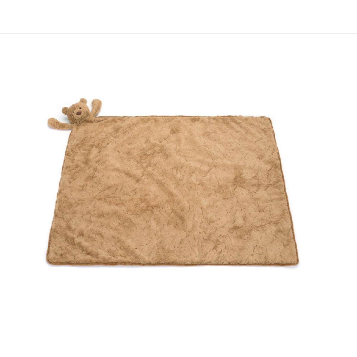 Doudou-couverture Bartholomew Bear Blankie Jellycat