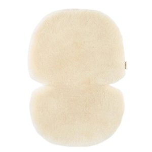 Doudou en peau de mouton - Harnais fixe Binibamba milk