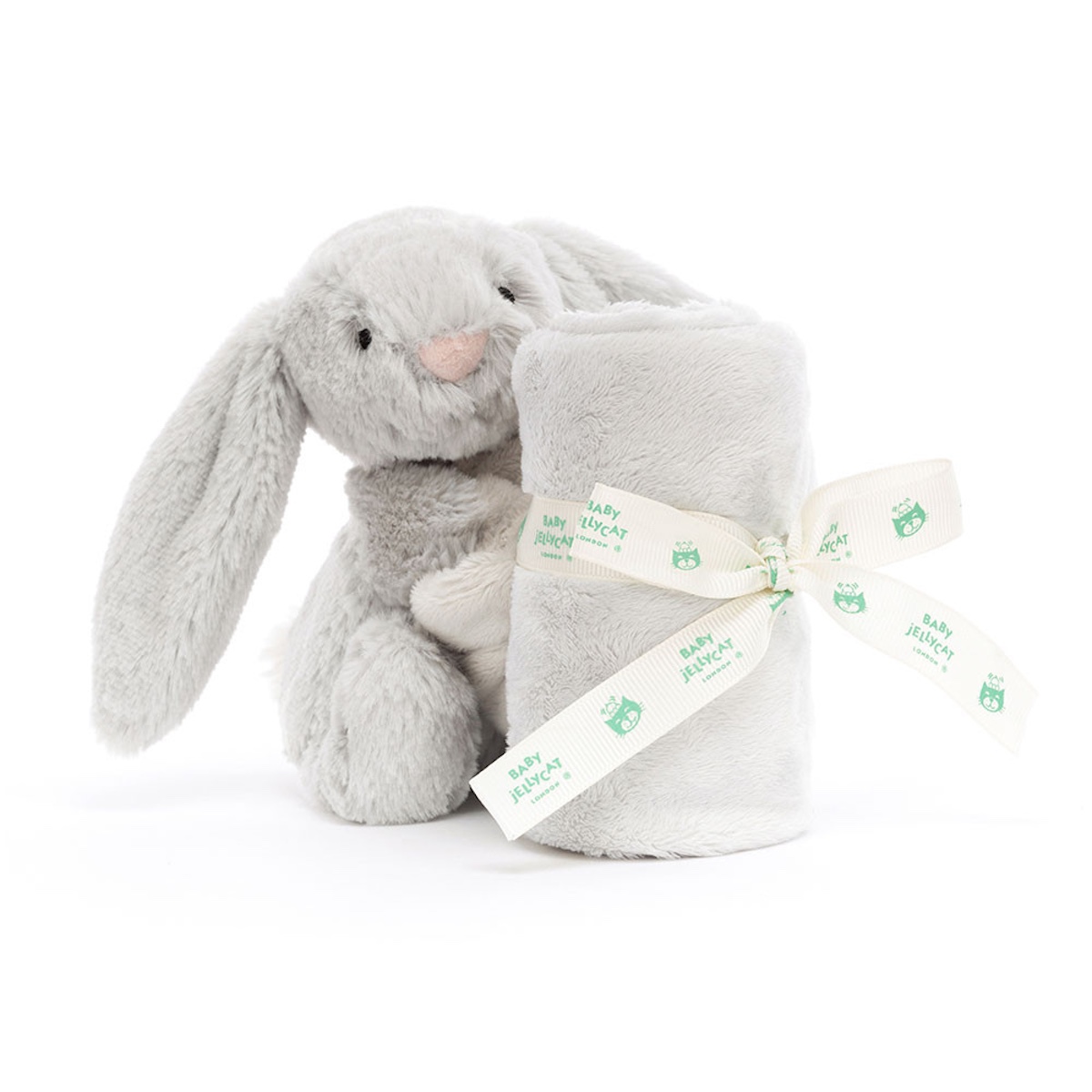 Doudou lapin Bashful Silve Soother Jellycat