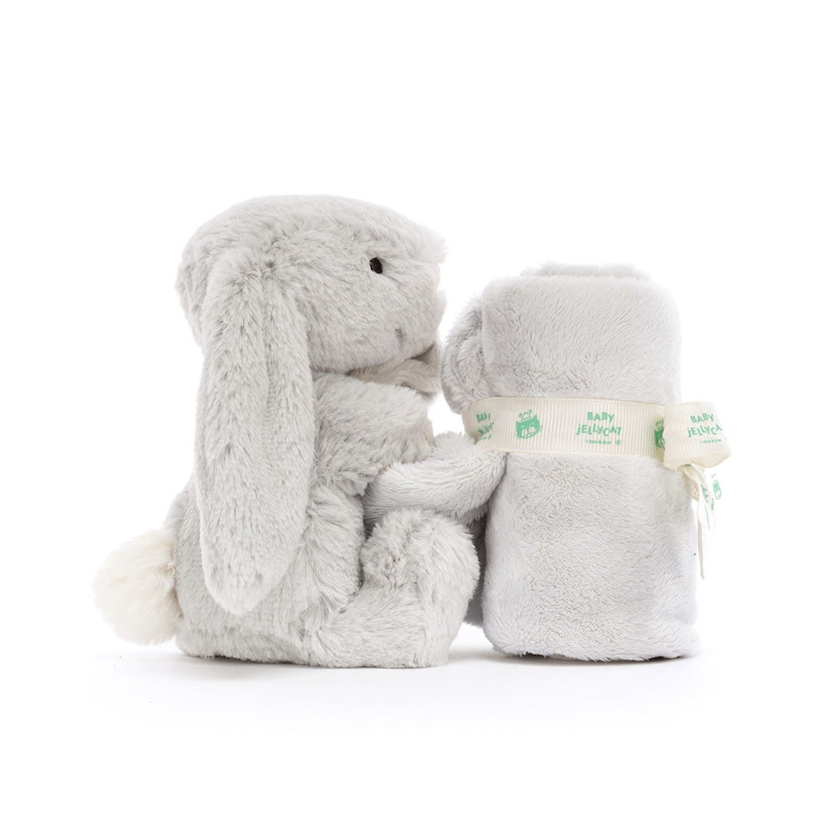 Doudou lapin Bashful Silve Soother Jellycat