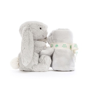 Doudou lapin Bashful Silve Soother Jellycat