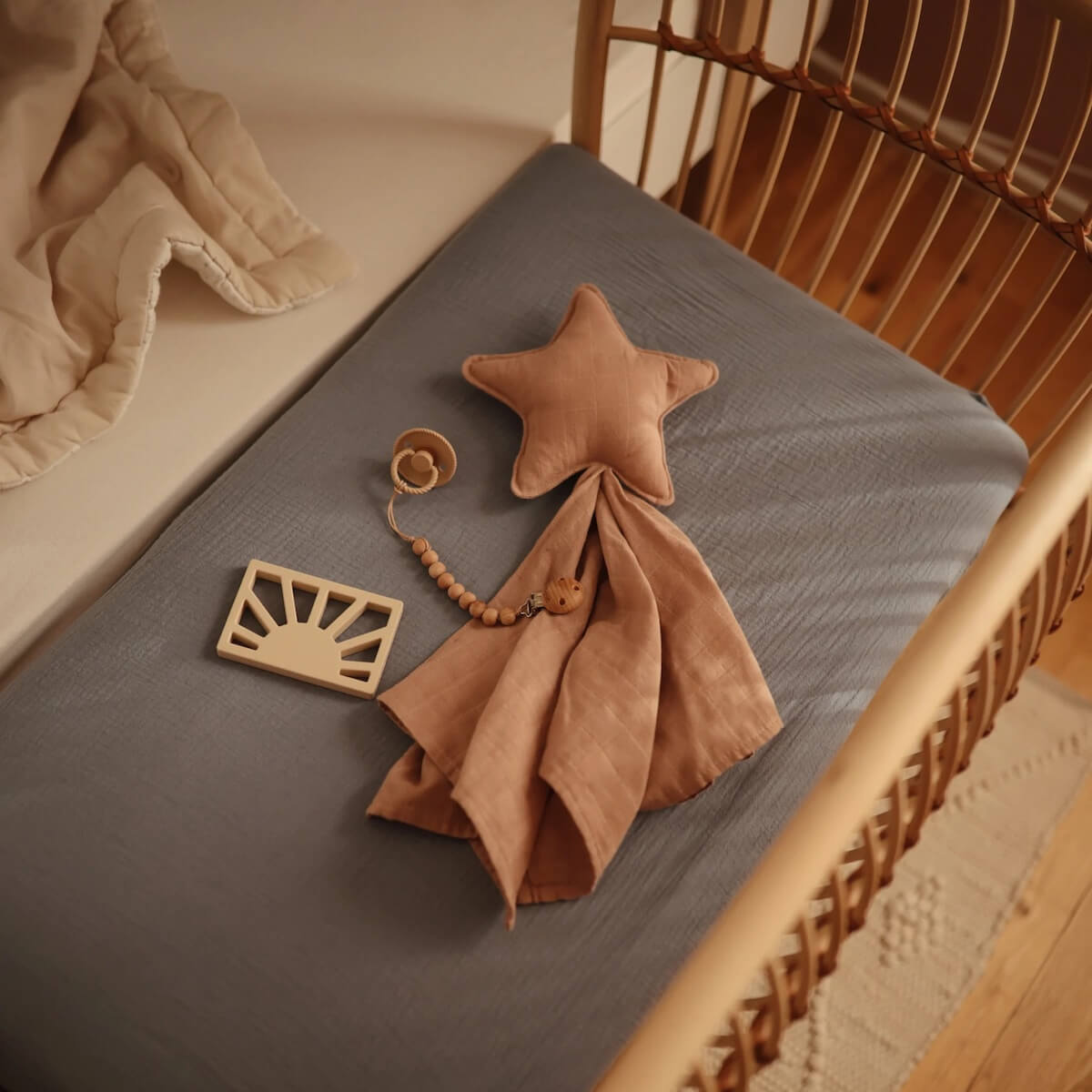 Doudou LOVEY Mushie Star-Natural