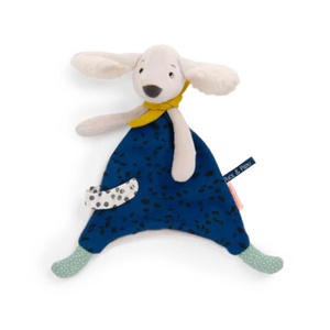 Doudou Pilou bleu Puce & Pilou Moulin Roty