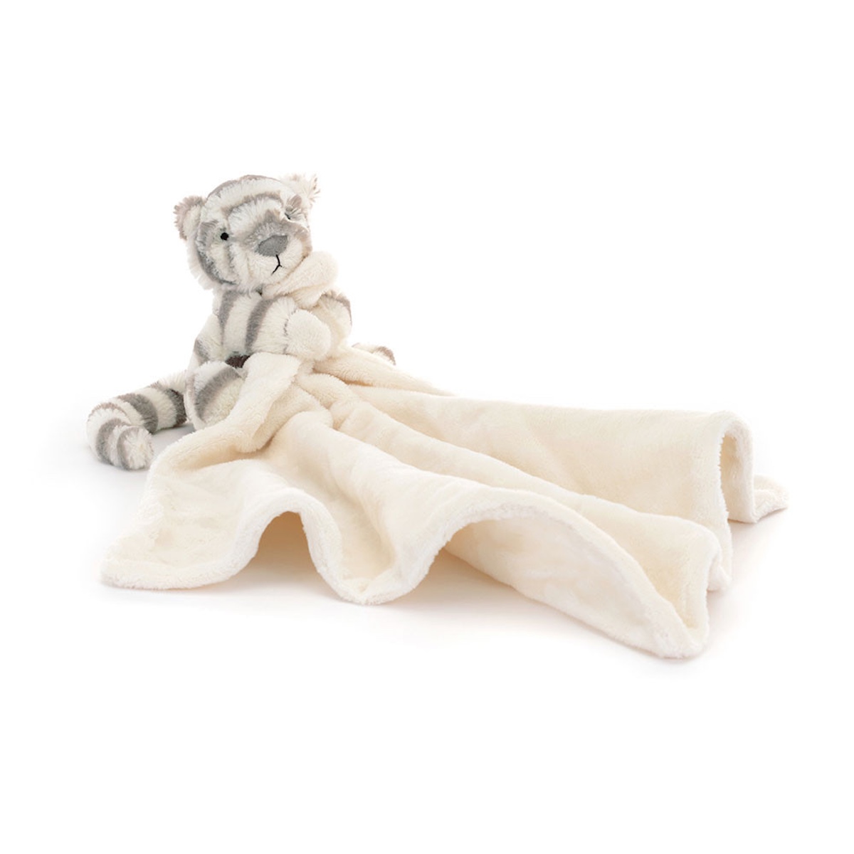 Doudou tigre Bashful Snow Soother Jellycat