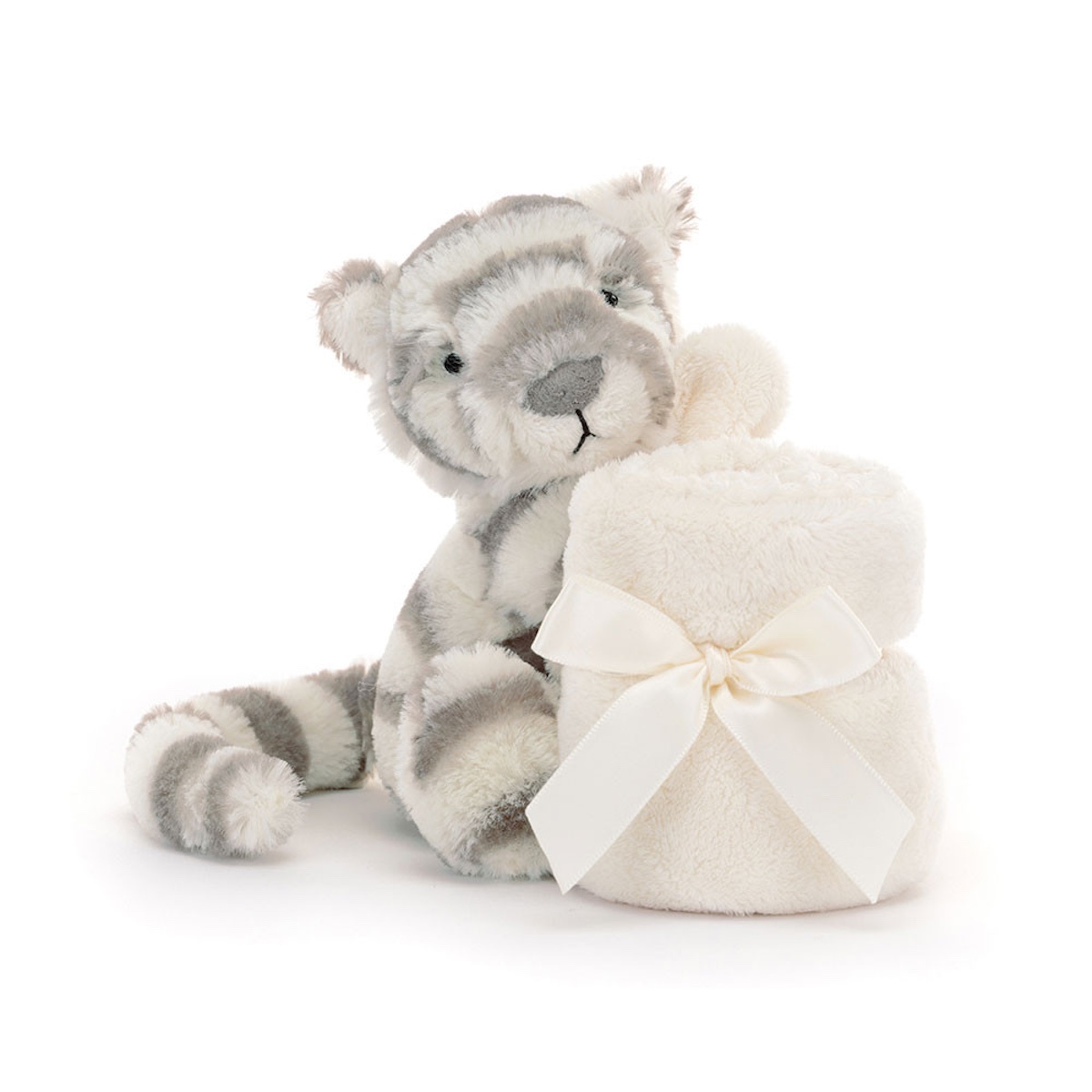 Doudou tigre Bashful Snow Soother Jellycat