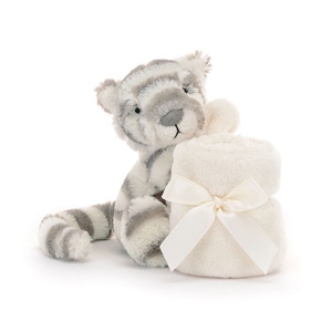 Doudou tigre Bashful Snow Soother Jellycat