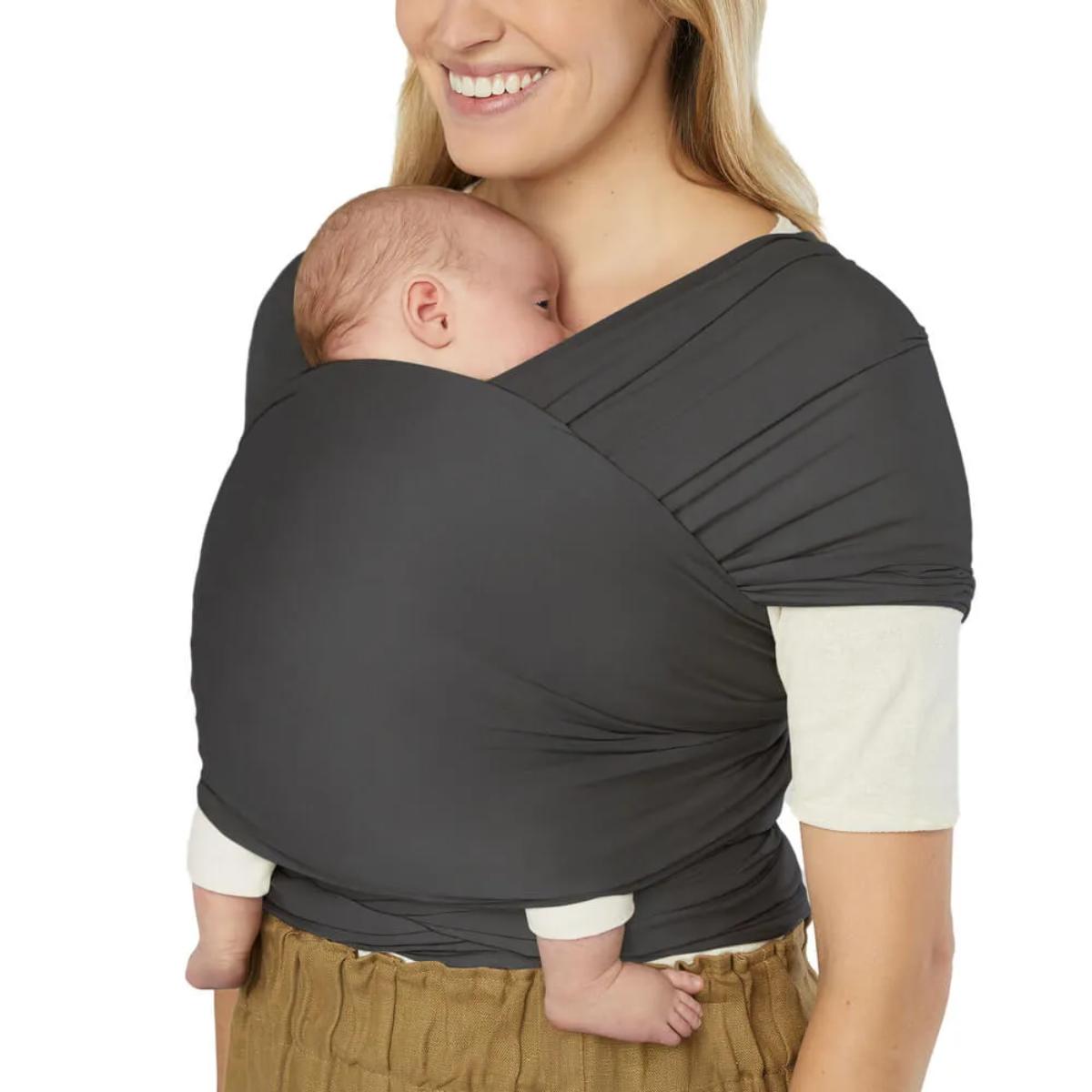 Écharpe de portage Aura gris Knit Durable Ergobaby