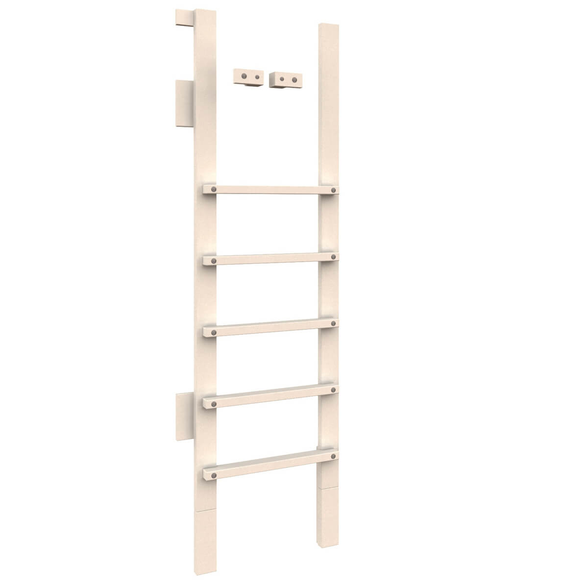 Échelle latérale lit mezzanine DESTYLE de Breuyn blanchi
