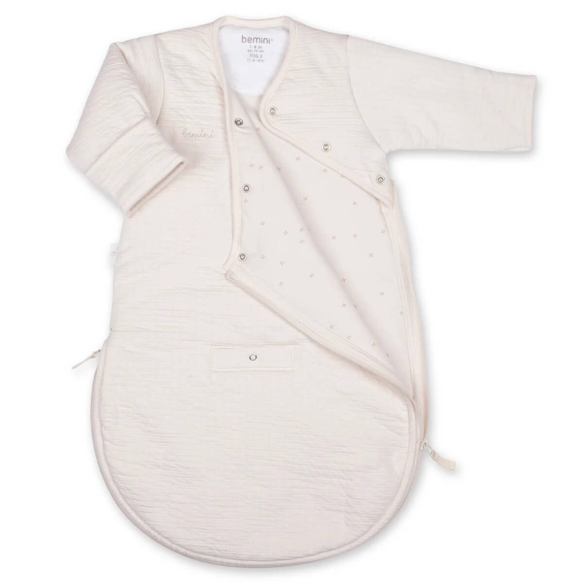Gigoteuse 1-4M MAGIC BAG Bemini tetra jersey-pudding