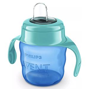 Gobelet anti-fuite 200ml Avent bleu
