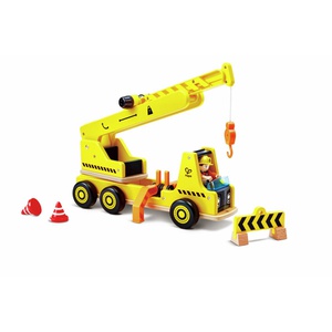 Grande grue de chantier en bois Hape