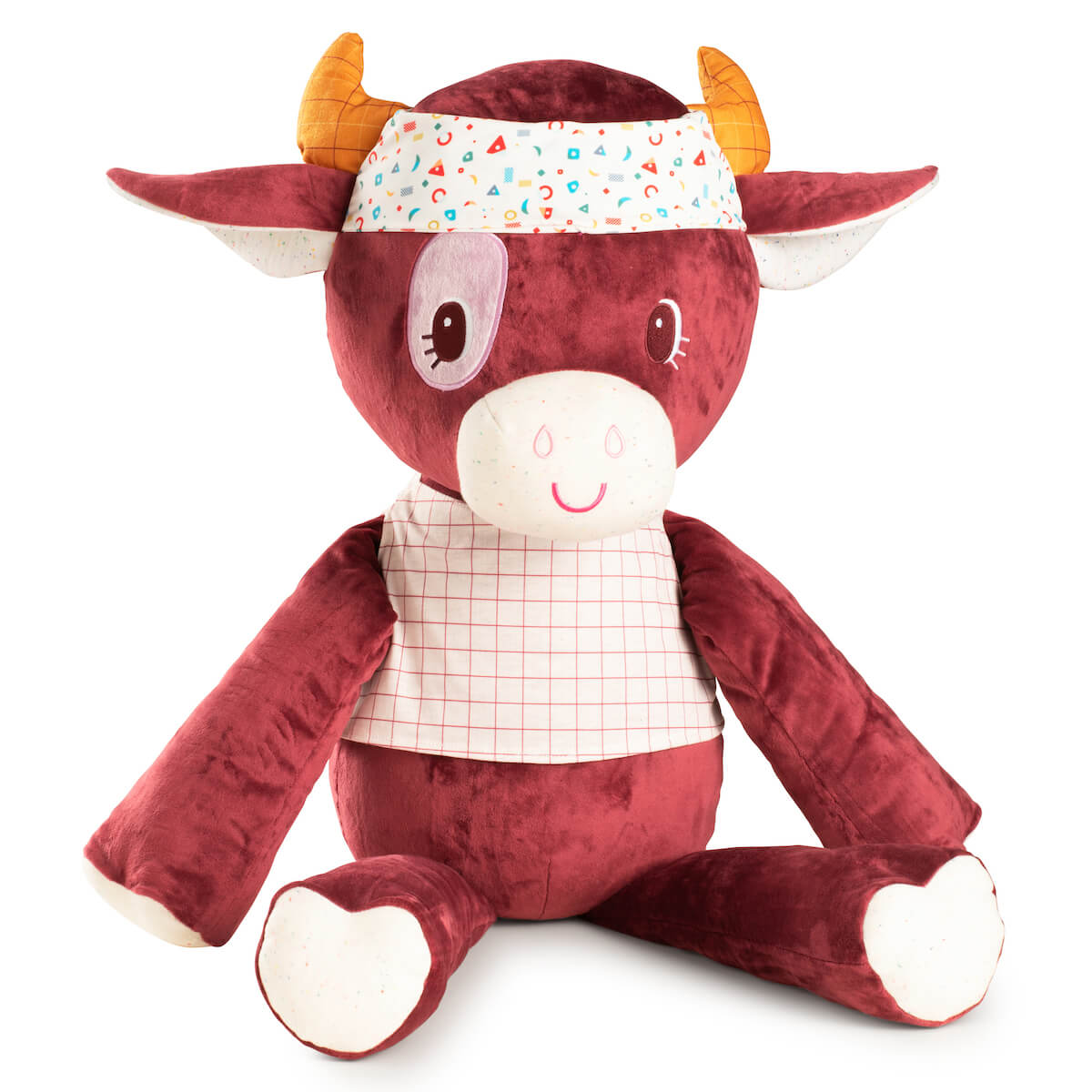 grande peluche vache