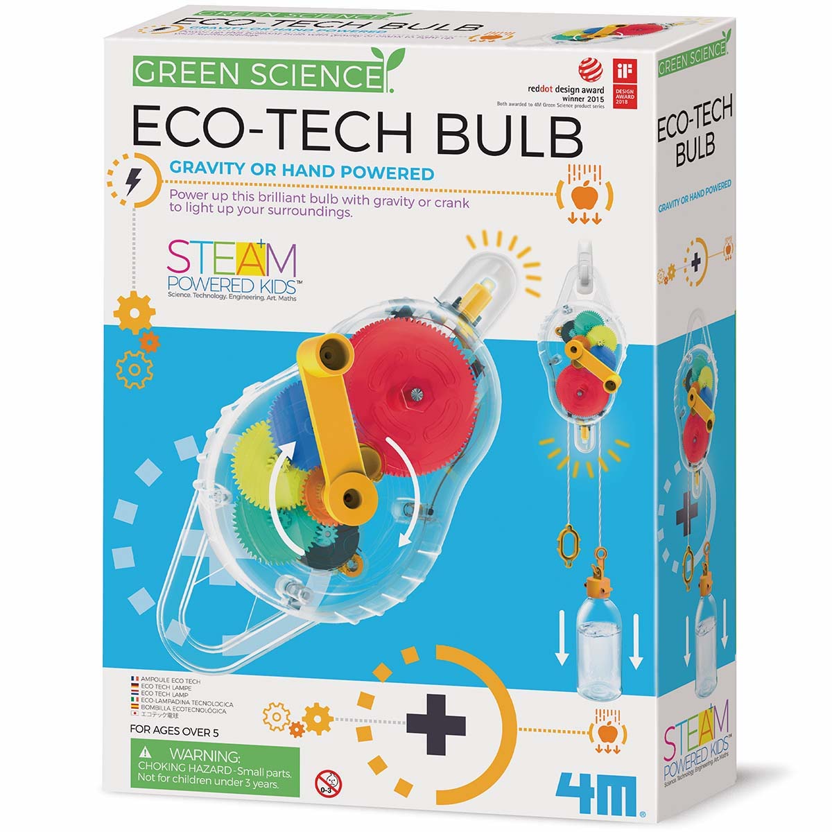 4M Science Museum Sistema Solare Dual Power - Planetario Da Costruire, Alimentato A Pannello Solare O Batteria, Gioco Educativo 5+