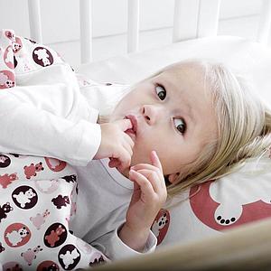 Housse De Couette Bebe 100x140cm Baby Flexa Rose Abitare Kids