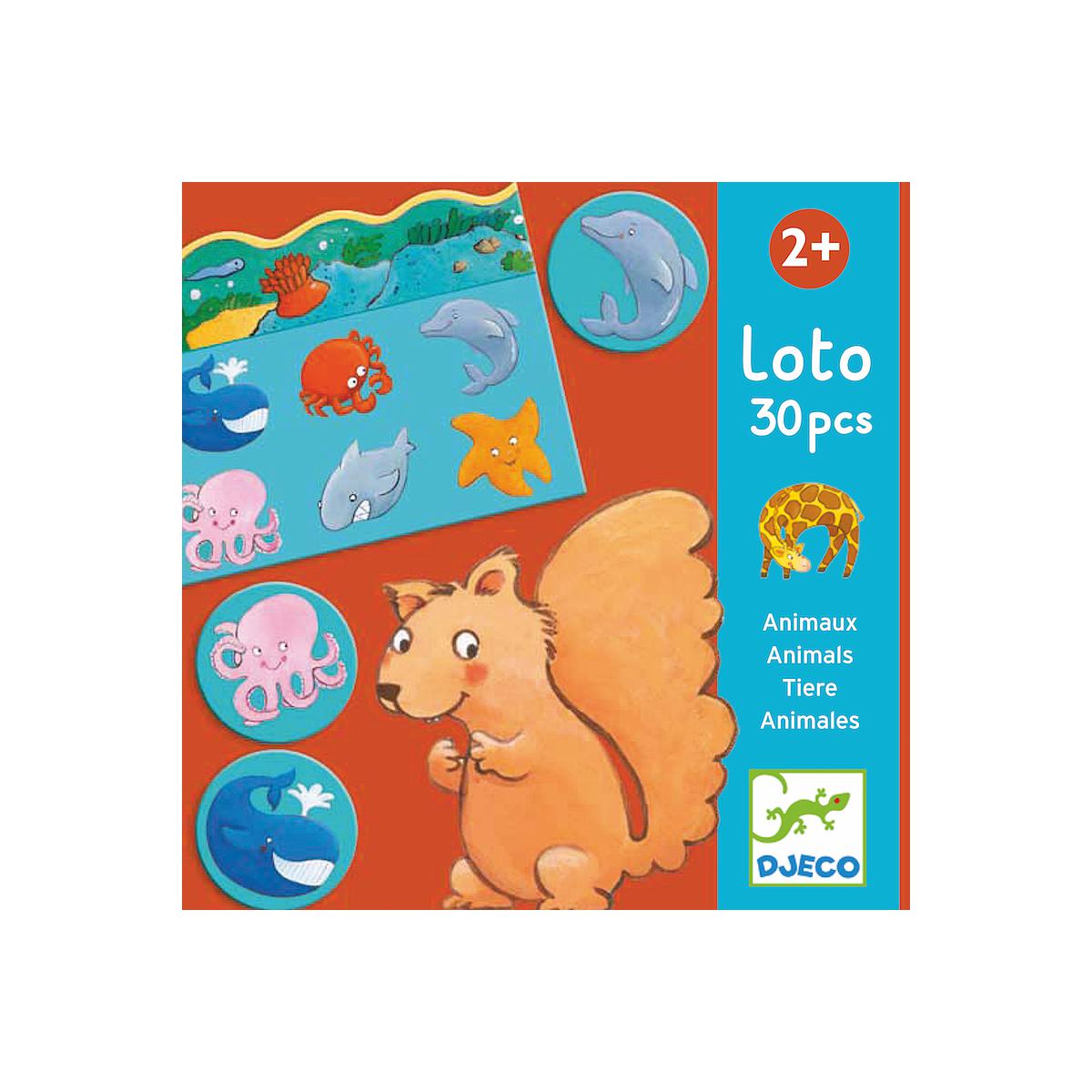 Jeu éducatif LOTO DES ANIMAUX Djeco