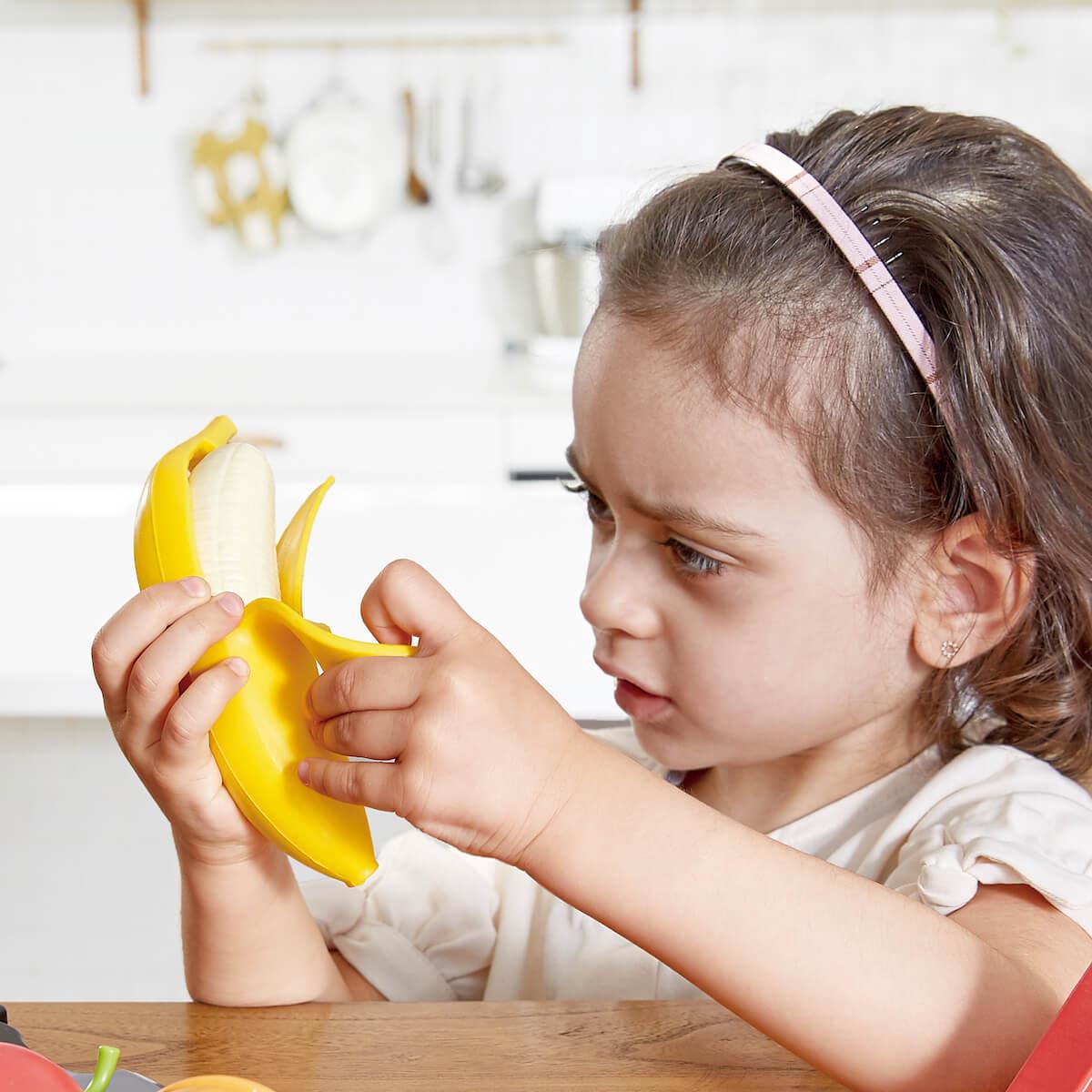 Jeu imitation plateau de fruits Hape