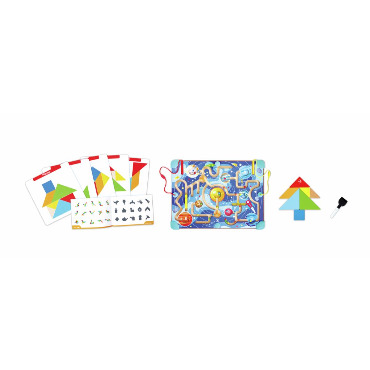 Labyrinthe magnétique Tangram 3 en 1 Hape