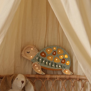 Lampe lumières TURTLE Little Lights Galapagos Sage
