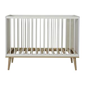 Lit 60x120cm FLOW Quax Chêne naturel-blanc