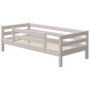 Lit banquette 90x200cm barrière de sécurité centrale CLASSIC Flexa grey washed
