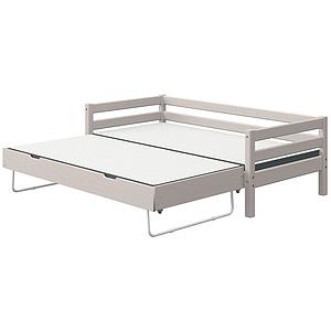 Lit banquette 90x200cm lit gigogne CLASSIC Flexa grey washed