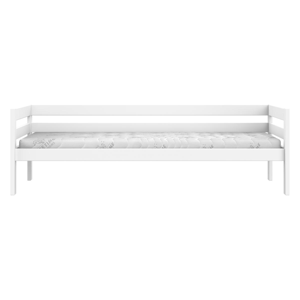 Lit bas 90x200cm ELEMENTS Lifetime blanc