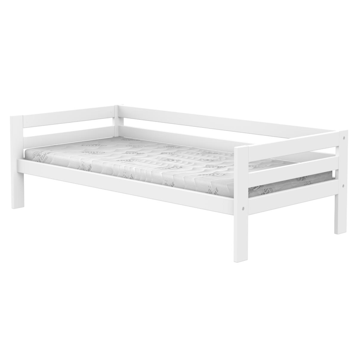 Lit bas 90x200cm ELEMENTS Lifetime blanc