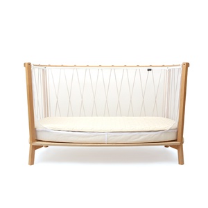 Lit bébé 120cm KIMI Charlie Crane avec matelas mousse hazelnut